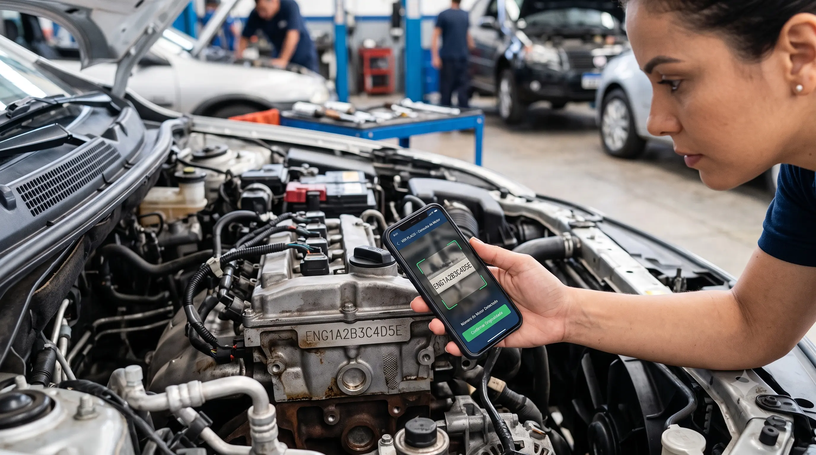 Consulta de veículo clonado cruzando dados de placa, chassi e motor